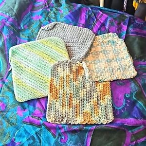 Hand Crocheted Hot Pads Five